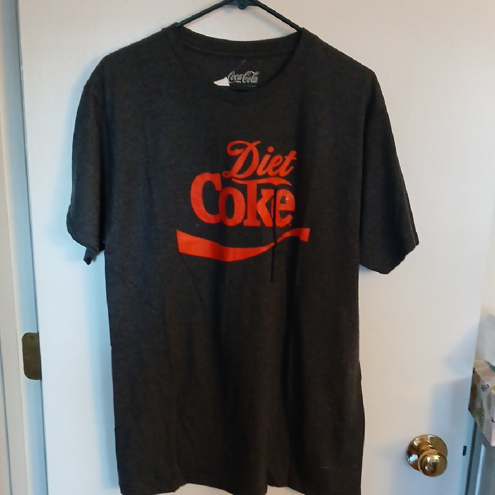 Coca-Cola Gray T-Shirt for Men, Size L